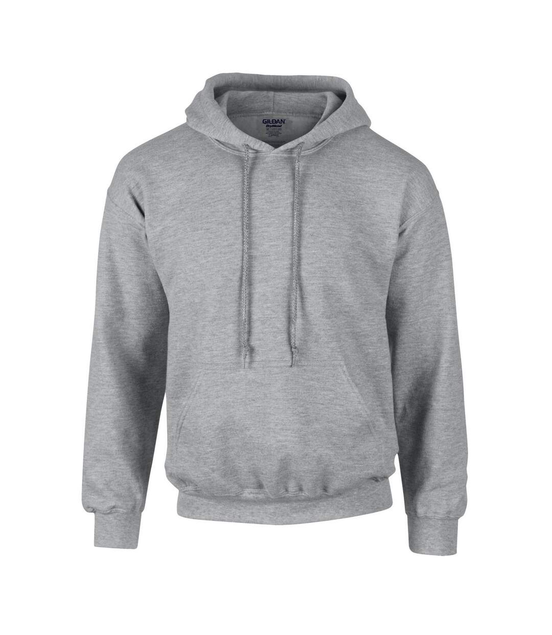 Sweat À Capuche Adulte Gris Gildan-1