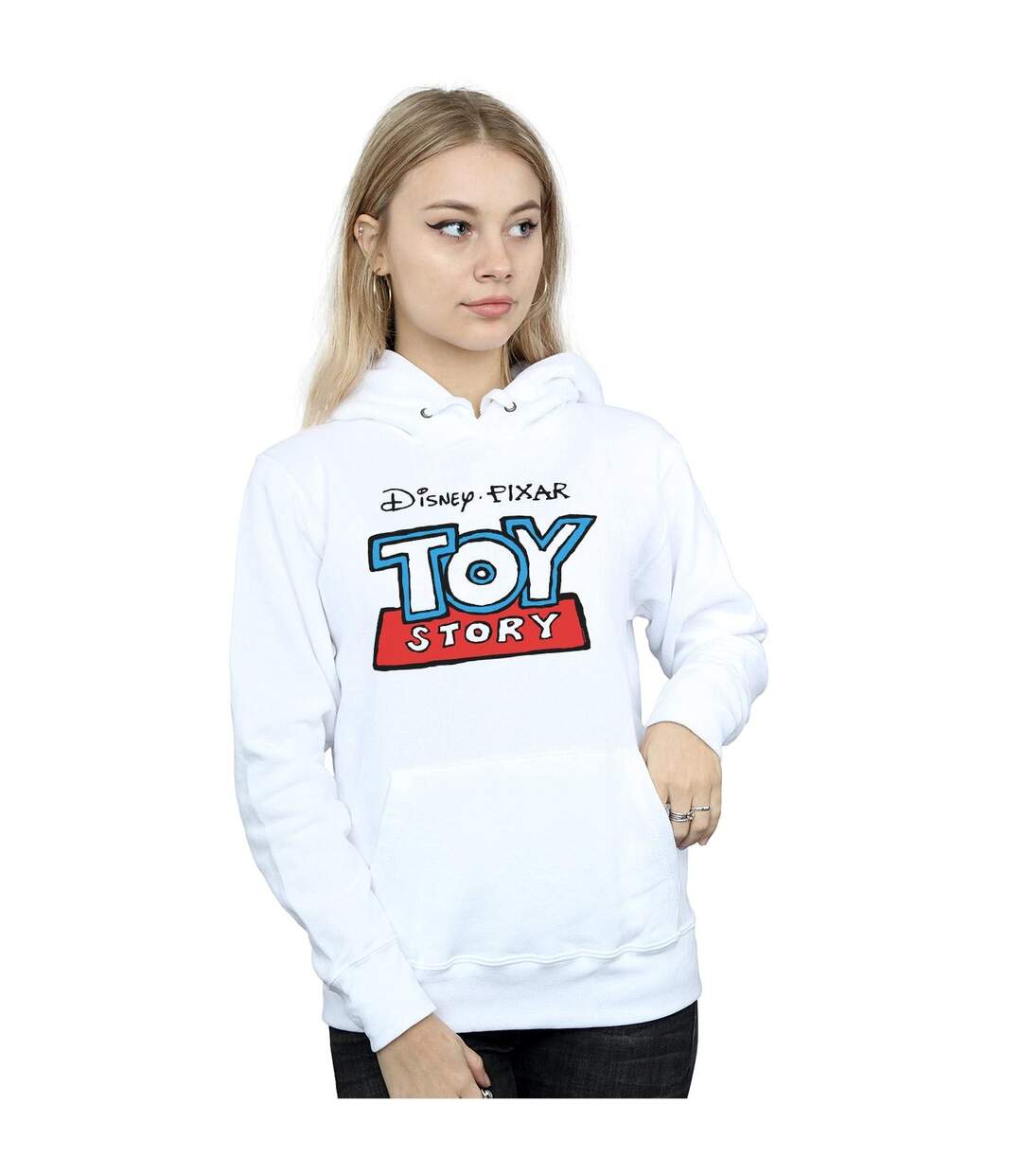Disney Sweat à capuche à logo Toy Story Womens/Ladies (Blanc) - UTBI15298-2