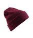 Bonnet heritage bordeaux chiné Beechfield-1