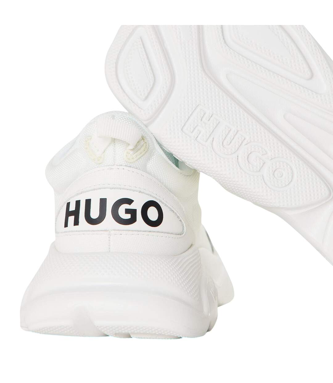 Womens/ladies Leon Runn Trainers White Hugo-4