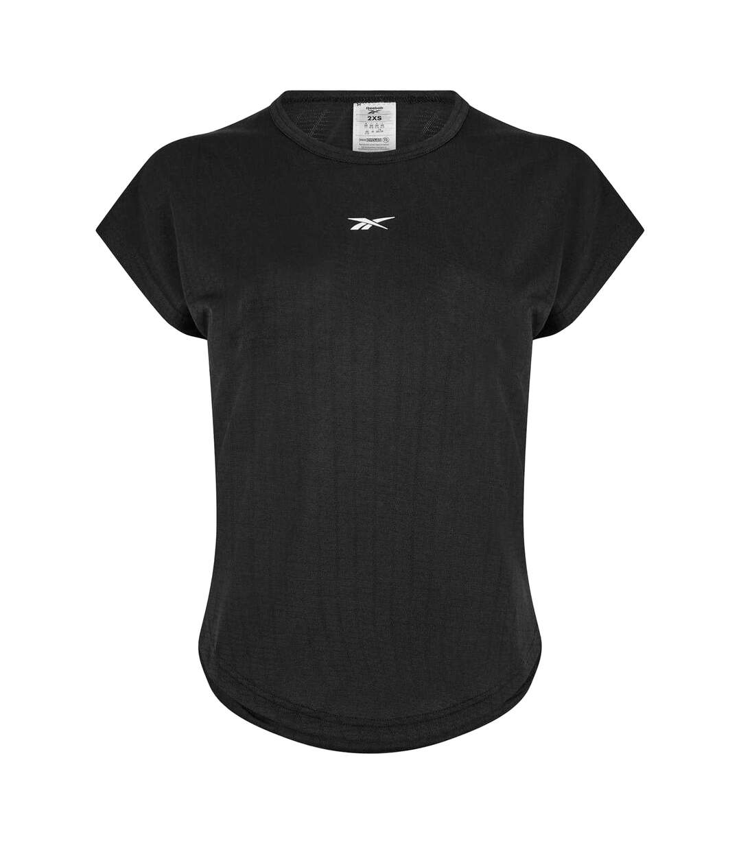 Womens/ladies Chest Logo T-shirt Black Reebok-1