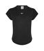 Womens/ladies Chest Logo T-shirt Black Reebok-1