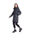 Womens/ladies Harbour Waterproof Parka Charcoal Mountain Warehouse-1