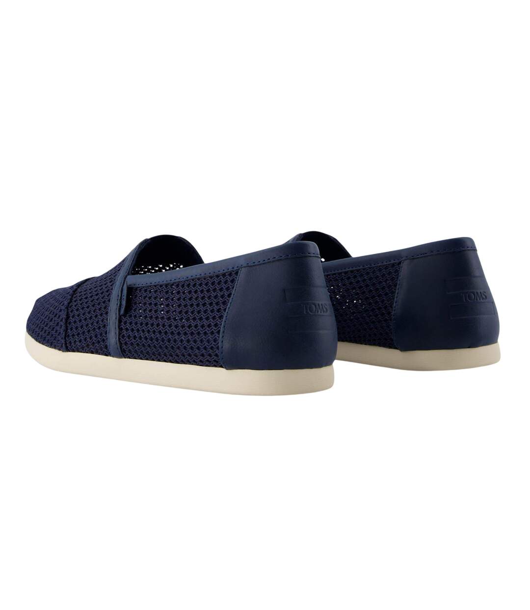 Mens Alpargata Class Textured Flat Espadrilles Navy Toms-2
