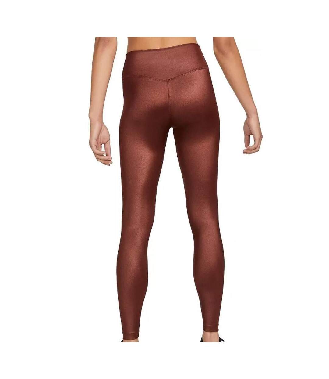 Legging Marron Femme Nike One Shine - L