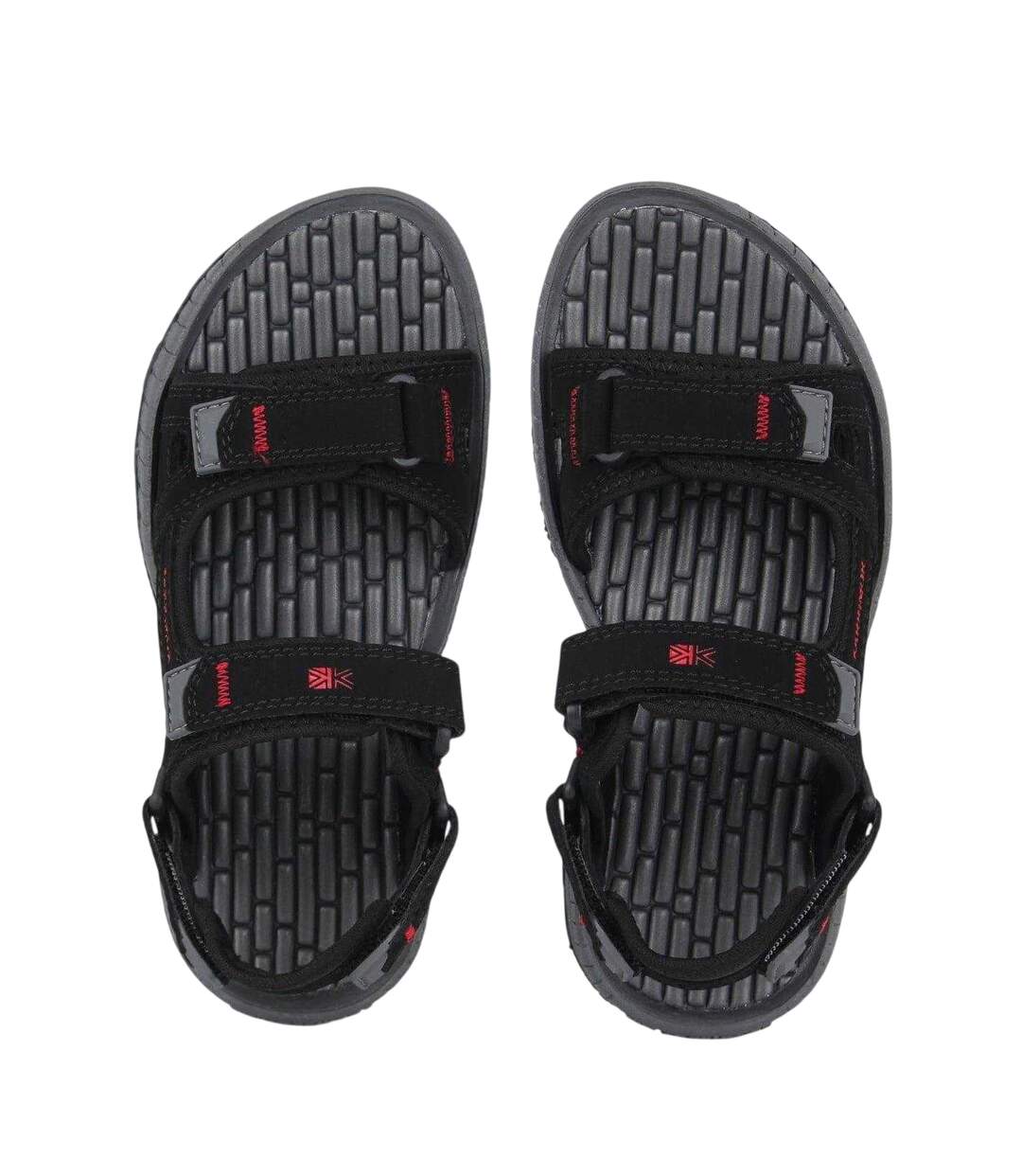 Childrens/kids Antibes Sandals Black Karrimor-4