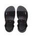 Childrens/kids Antibes Sandals Black Karrimor-4