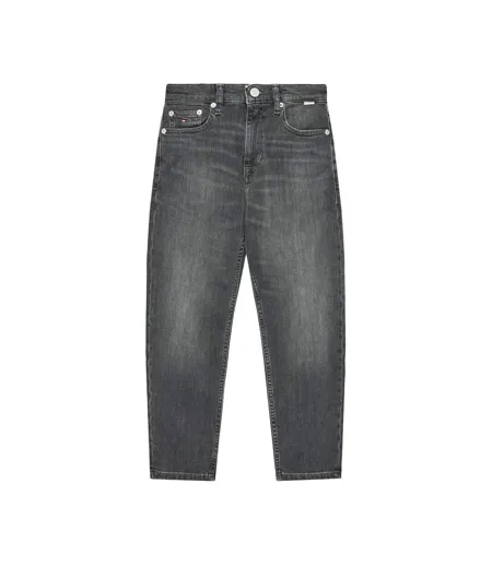 Jeans mom fuselé gris femme tommy hilfiger