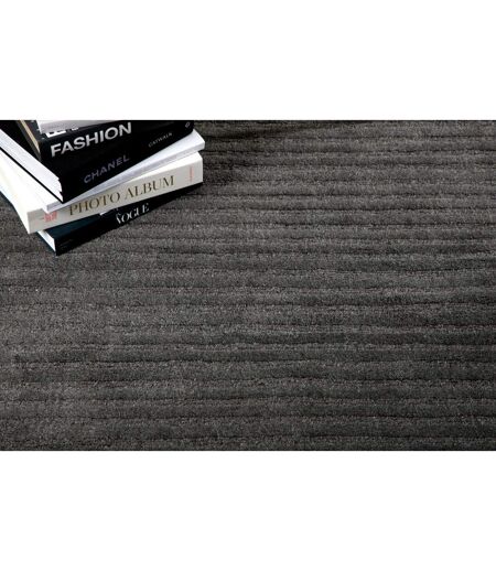 Tapis Déco en Laine Milton 202x300cm Gris Foncé