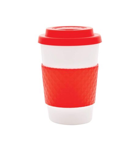 Reusable 270ml coffee machine cup one size red/white XD Collection