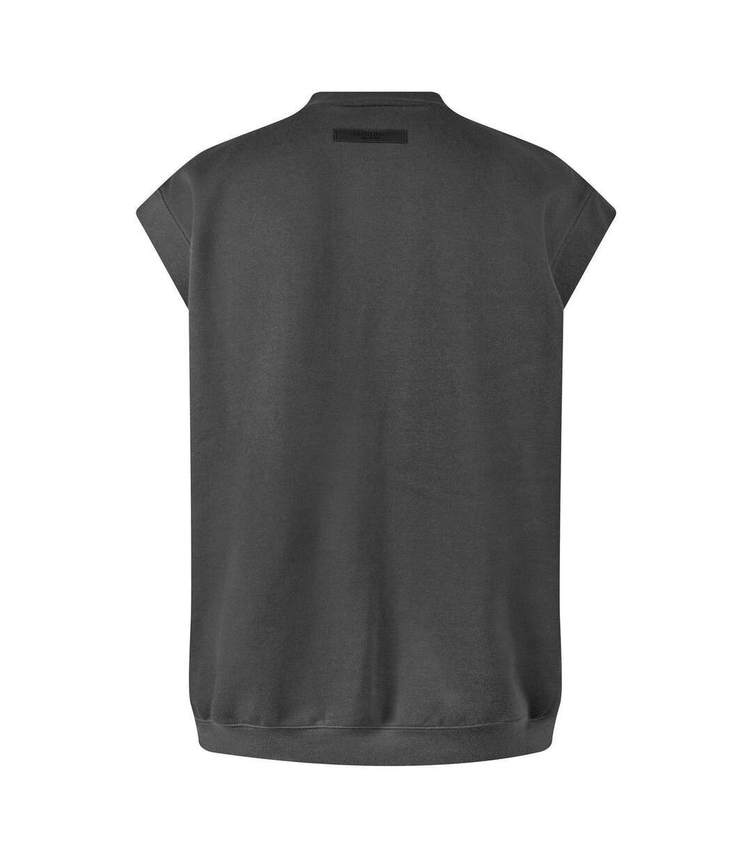 Mens Knitted Sweater Vest Off Black Fear Of God Essentials-3