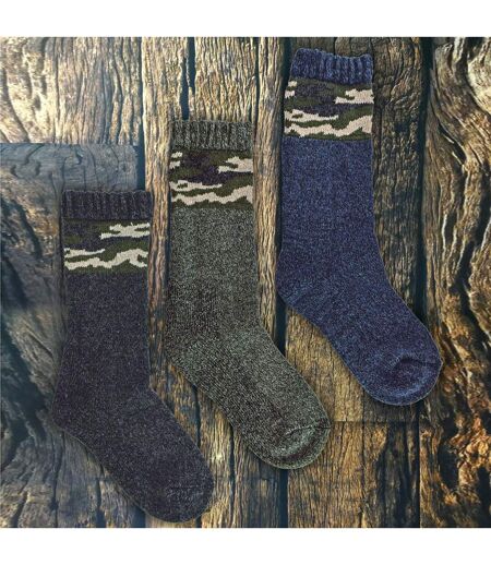 3 Pack Mens Thick Warm Merino Wool Socks