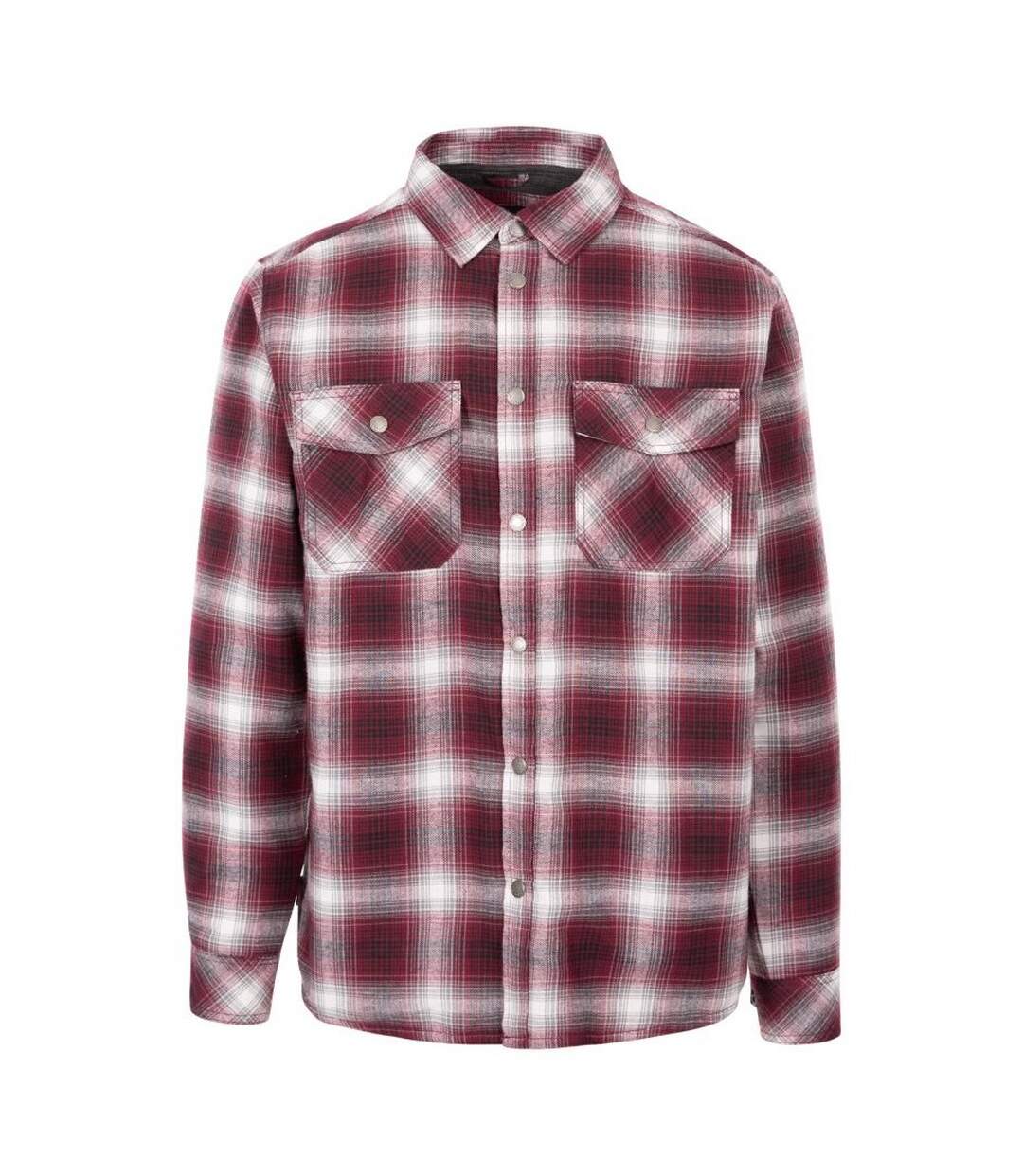 Mens hallawood checked shirt merlot Trespass