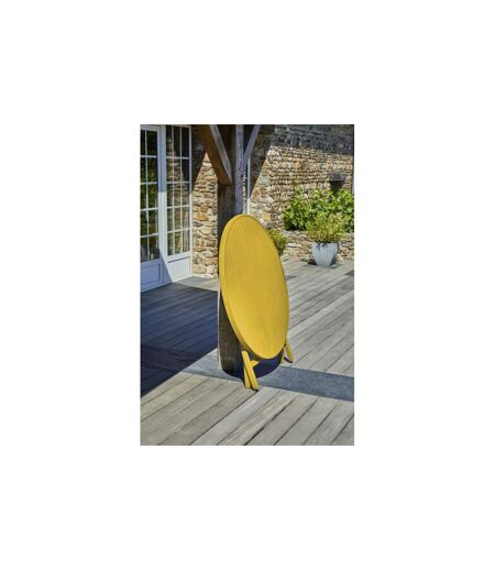 Table de Jardin Pliante Marius 110cm Moutarde
