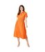 Robe chemisier femme orange Principles