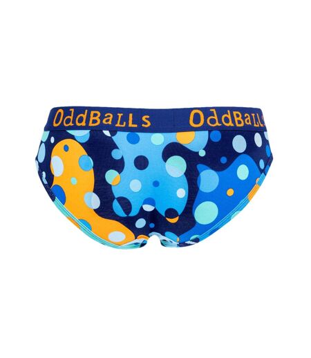 OddBalls Womens/Ladies Space Balls Briefs (Blue/Yellow) - UTOB207