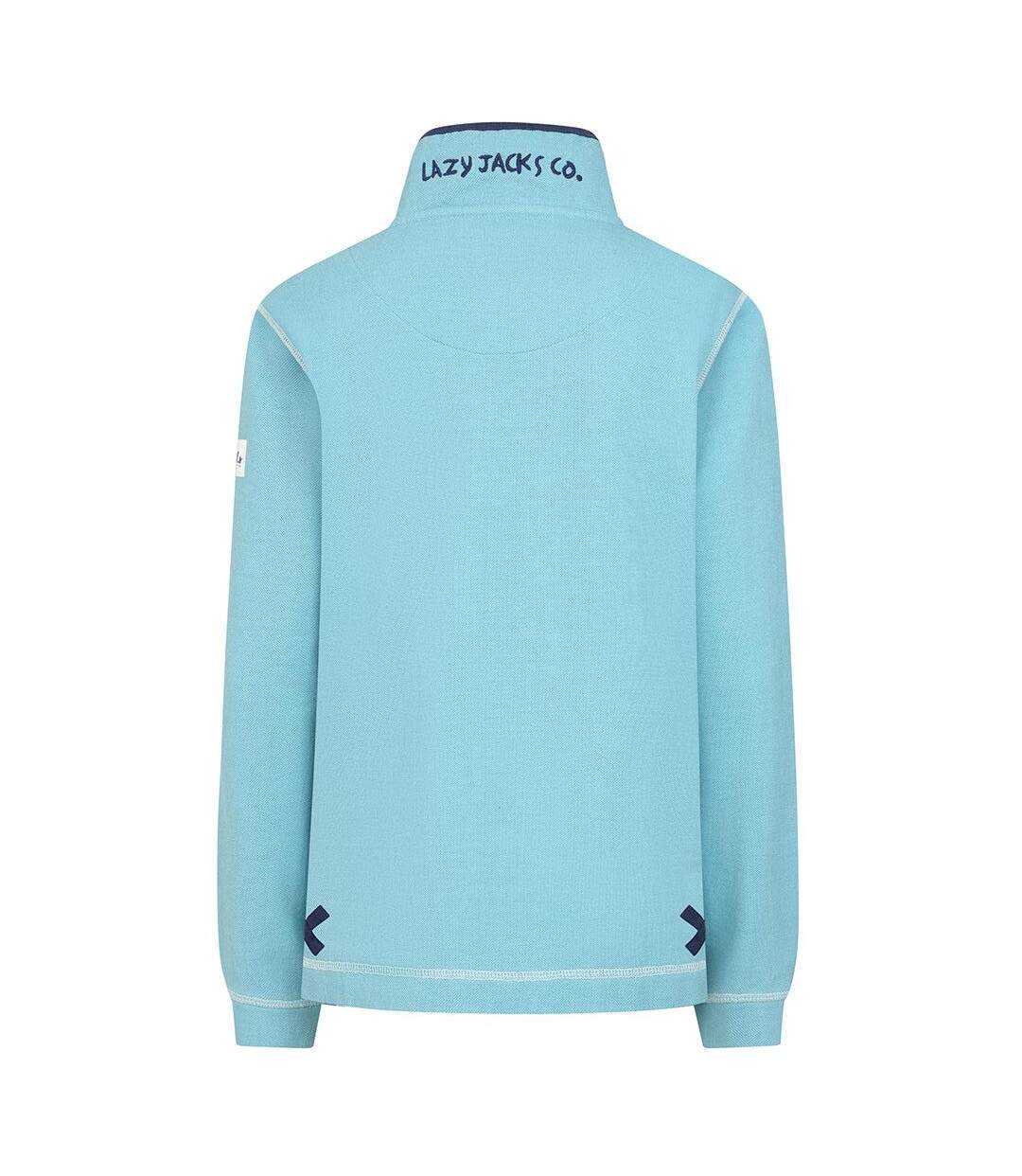 Sweat Femme Bleu Clair Lazy Jacks-4