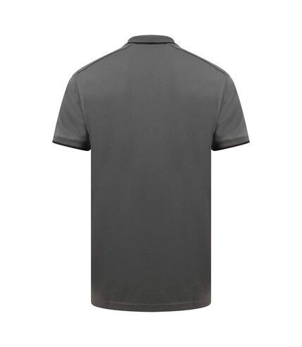 Henbury - T-shirt POLO - Hommes (Gris/ noir) - UTPC3835