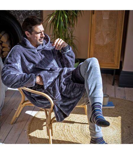 Warm Fleece Oversized Blanket Hoodie - Extra Long Snoodie for Extra Coziness