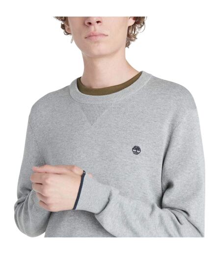 Mens John Crew Neck Sweatshirt Grey Timberland