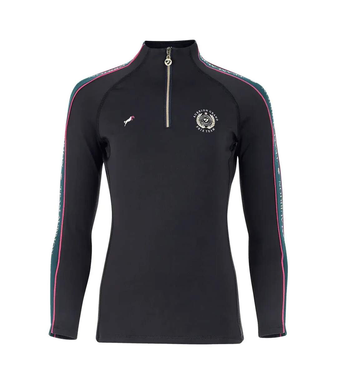 Haut thermique team femme noir Aubrion-1