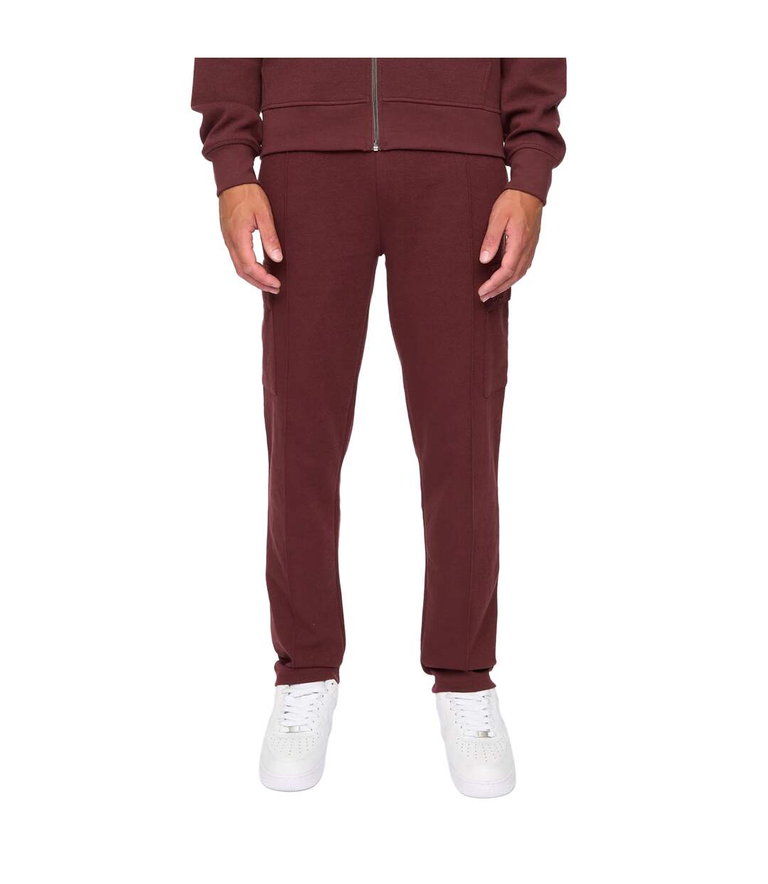 Mens Optimus Hoodie And Joggers Set Wine Duck And Cover-3