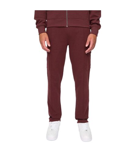Mens Optimus Hoodie And Joggers Set Wine Duck And Cover