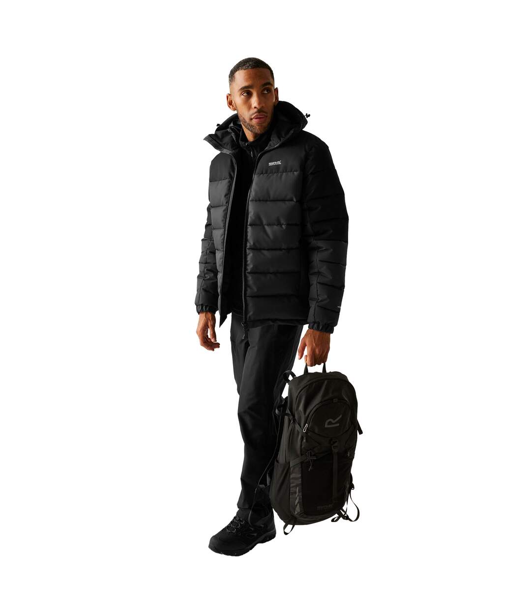 Mens Aldthorn Padded Jacket Ash Black Regatta-1