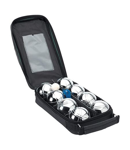 Carta Sport Chrome Boules Set (Pack of 11) (Black/Silver Grey) (One Size) - UTCS474