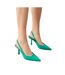 Faith Womens/Ladies Carrie Sling Back Court Shoes (Green) - UTDP2361
