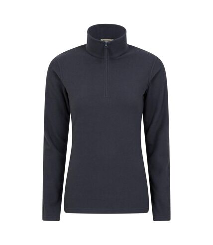 Womens/ladies camber ii fleece top dark blue Mountain Warehouse