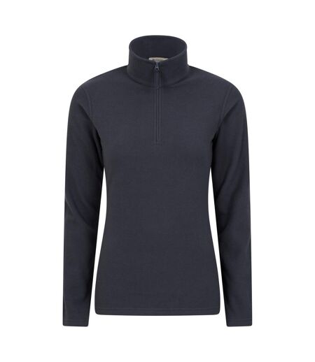 Womens/ladies camber ii fleece top dark blue Mountain Warehouse