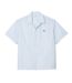 Chemise Manches Courtes Motif/style Géométrique Homme Bleu Clair Lacoste-2