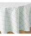 Nappe Ronde Tissée à Carreaux Axel 180cm Vert Sauge-2