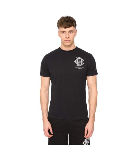 Mens Randolph Logo Casual T-shirt Black Duck And Cover