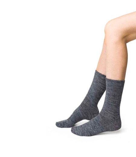 3 Pairs Ladies Alpaca Wool Winter Cushioned Thick Boot Socks