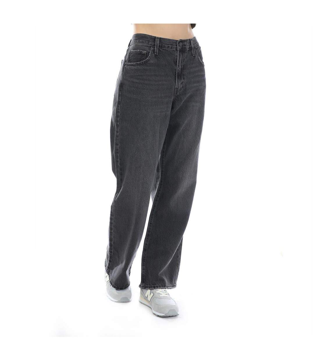 Womens/ladies Denim Wide Leg Baggy Jeans Boot Barn Levis-1