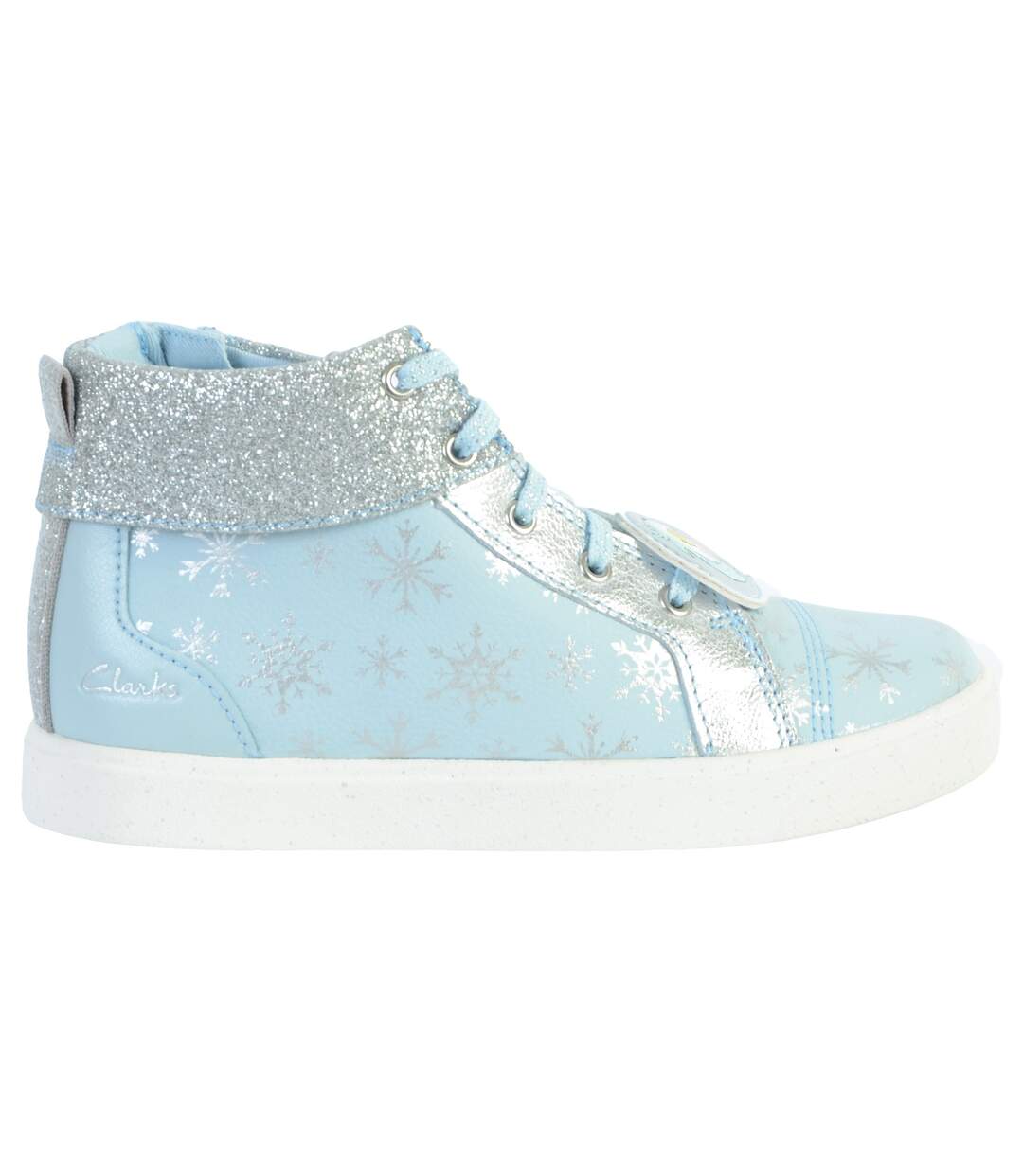 Basket Montante Cuir Clarks Junior City Ice-2