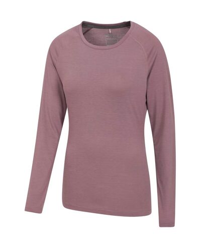Mountain Warehouse Womens/Ladies Quick Dry Long-Sleeved Top (Purple) - UTMW457