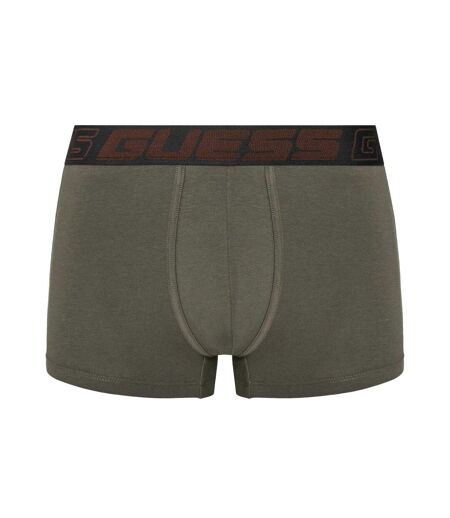 Boxers Motif/style Logo Homme Orange Kaki Noir Guess