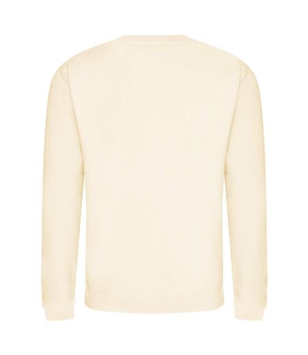 AWDis Just Hoods AWDis Unisex Crew Neck Plain Sweatshirt (280 GSM) (Cream) - UTPC2103