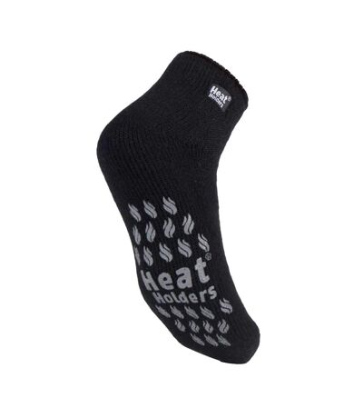 Mens Non Slip Low Cut Thermal Slipper Socks