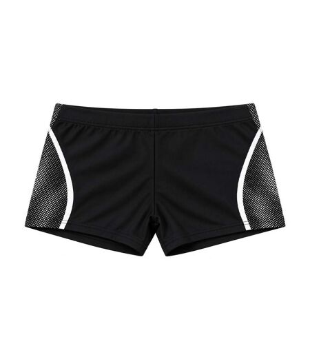 Boxer de bain noir/gris homme lagon bleu lucas