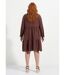 Robe chemisier volantée, inspiration folk-2