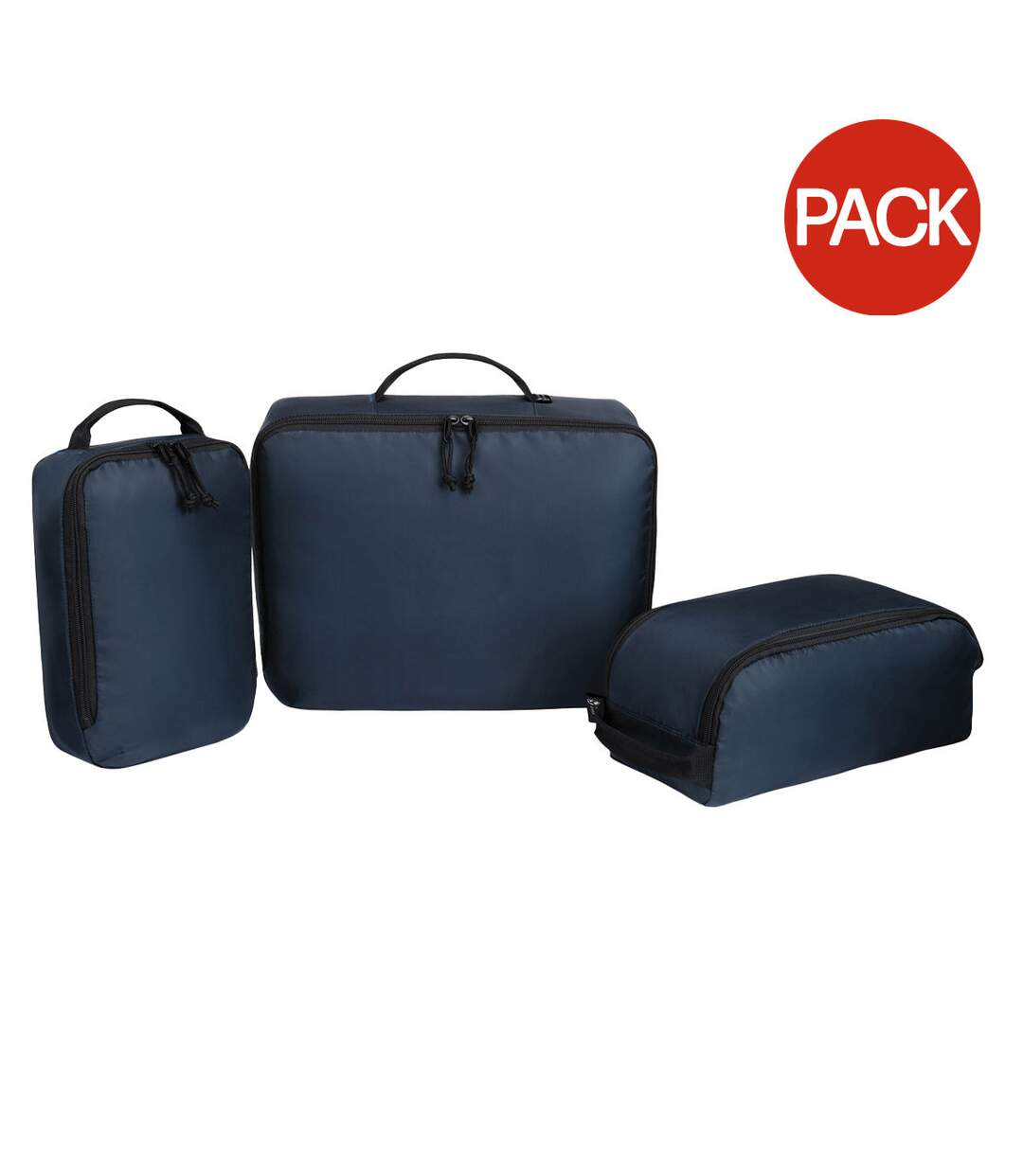 Pack of 3  Renew aware packing cube set  one size navy XD-1
