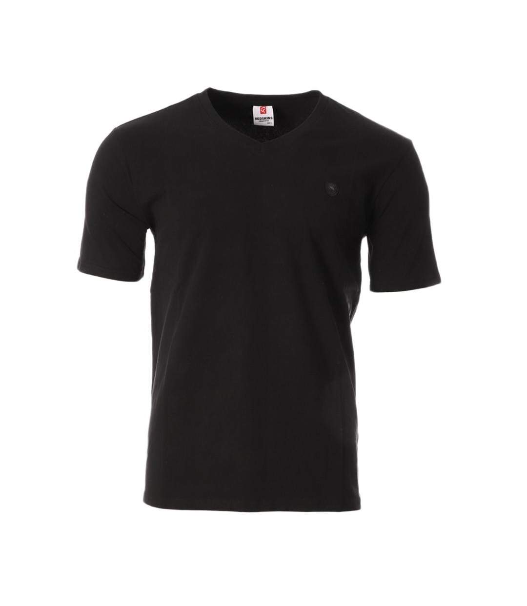 T-shirt noir homme redskins mint - s-1
