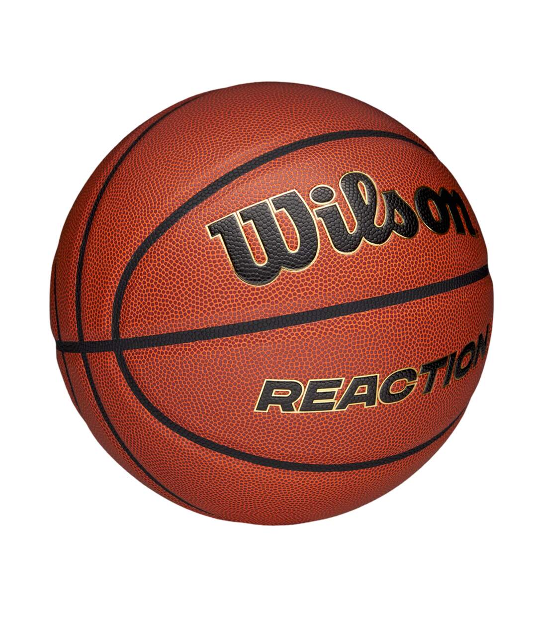 Ballon De Basket Reaction Pro V2 Taille 6 Marron Clair Wilson-3