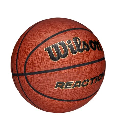 Ballon De Basket Reaction Pro V2 Taille 6 Marron Clair Wilson