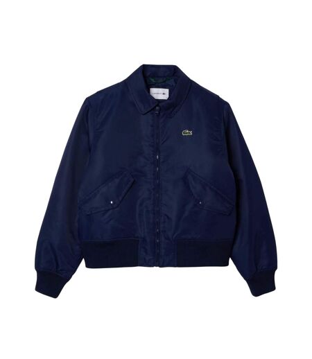 Blouson aviateur femme bleu Lacoste