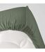 Drap Housse en Gaze de Coton Angelia 140x190cm Kaki-3